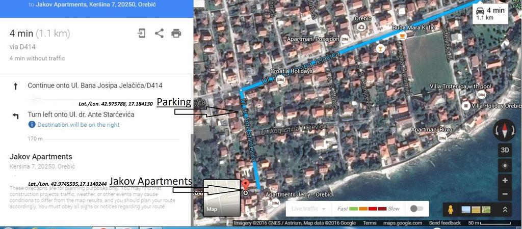 Jakov Apartments Orebić Esterno foto
